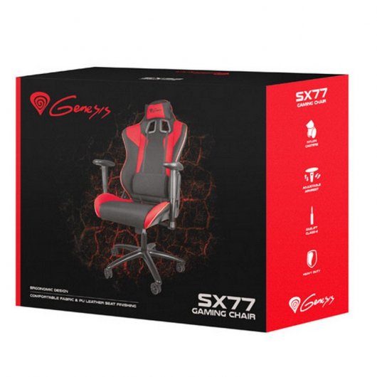 Genesis Nitro 770 Gaming-Stuhl Schwarz/Rot