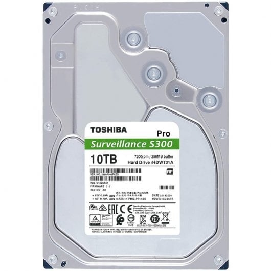 Toshiba S300 Surveillance 3.5" 10 TB Serial ATA III