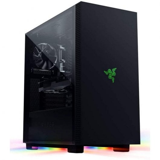 Razer Tomahawk Torre ATX RGB Cristal Templado Negra
