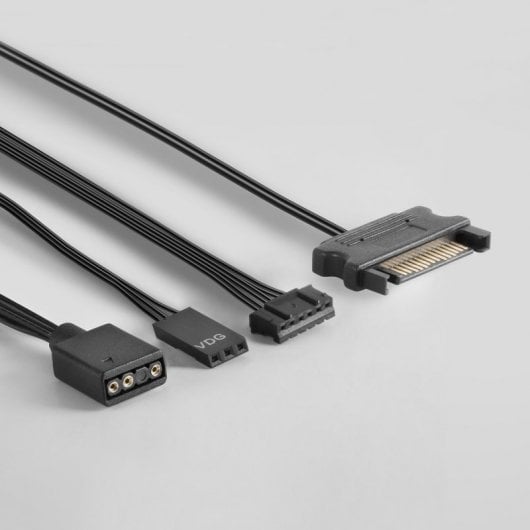 Mars Gaming MFX Pack 3 Ventoinhas ARGB Dual 120mm Pretas + Comando RF