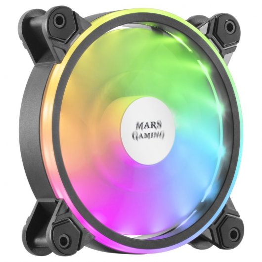 Mars Gaming MFX Ventilador ARGB Dual 120mm Negro