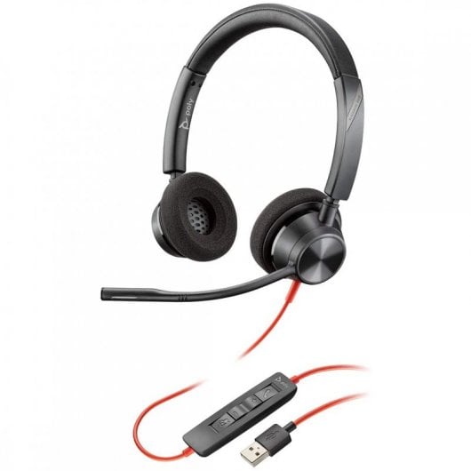 Casque USB Poly Blackwire 3320 noir