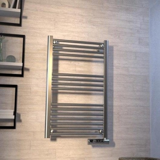 Secadora eléctrica Cecotec Ready Warm 9100 Smart Towel Steel panel LED control táctil 500W IP24