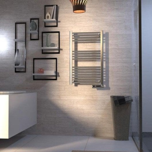 Secadora eléctrica Cecotec Ready Warm 9100 Smart Towel Steel panel LED control táctil 500W IP24
