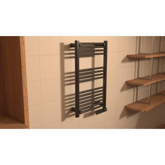 Secador de Toalhas Cecotec Ready Warm 9100 Smart Towel Black 500W LED Touch Timer