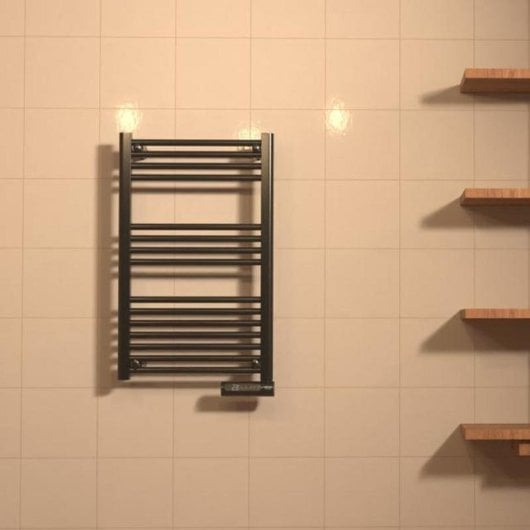 Secador de Toalhas Cecotec Ready Warm 9100 Smart Towel Black 500W LED Touch Timer