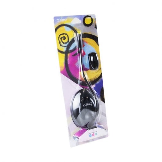 TooQ Micrófono Multimedia Flexible Jack 3.5 mm Negro