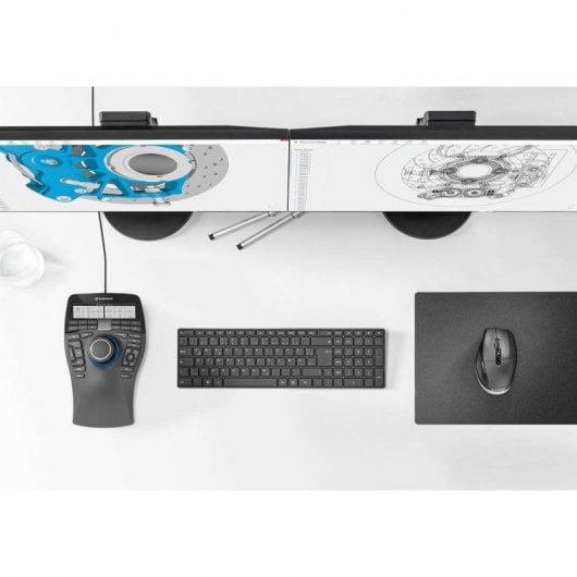 3DConnexion SpaceMouse Enterprise Kit 2 Ratón Inalámbrico 3D