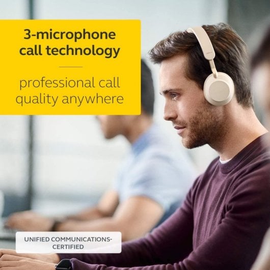 Jabra Evolve2 65 UC Auricular Monoaural USB-C Bege