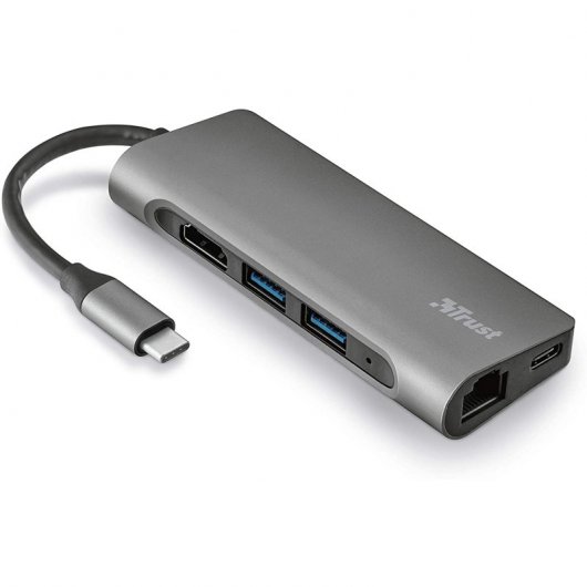 Trust Dalyx Adaptador Multiportas 7 em 1 USB-C