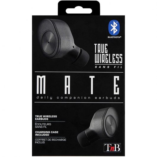 TnB Mate Auriculares Inalámbricos Negros