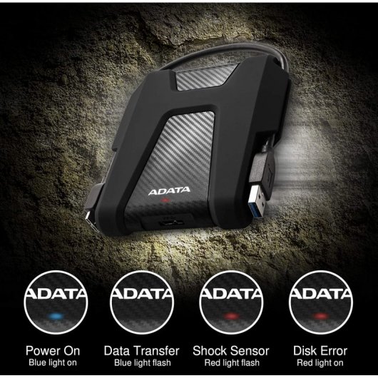 ADATA HD680 Externe Festplatte 1 TB Schwarz