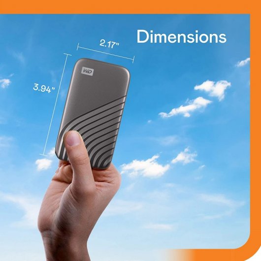 Western Digital My Passport 500 Go Gris