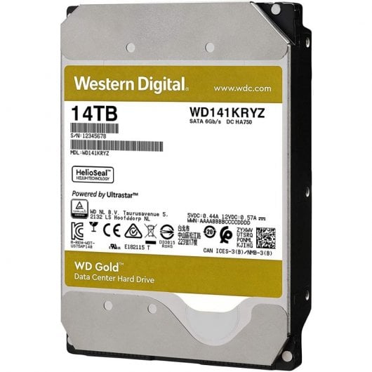 Western Digital Gold 3.5" 14 TB Serial ATA III