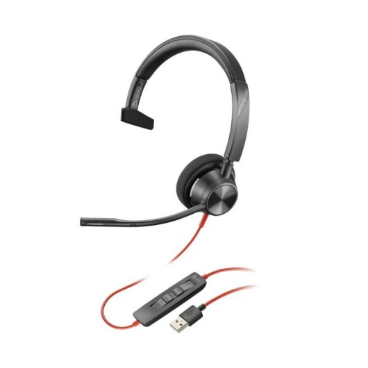 Cuffie Poly Blackwire C5220 cablate USB/Jack 3,5 mm con cancellazione rumore