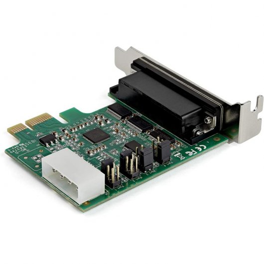 StarTech PEX4S953LP Tarjeta Adaptadora PCIe 4 Puertos RS232