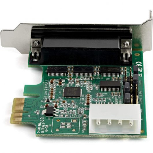 StarTech PEX4S953LP Tarjeta Adaptadora PCIe 4 Puertos RS232