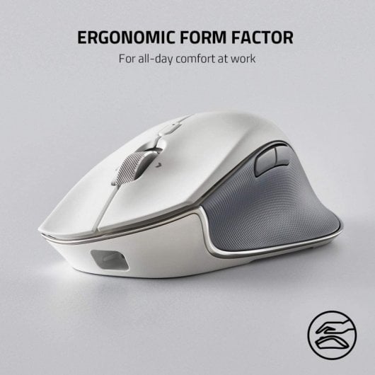 Mouse ergonomico wireless Razer Pro Click 16000 DPI bianco