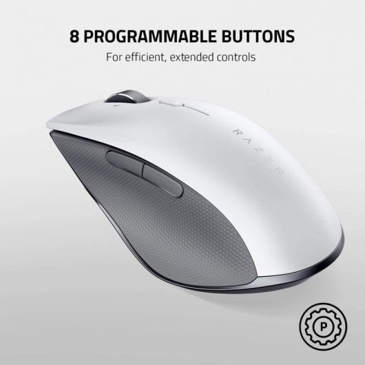 Mouse ergonomico wireless Razer Pro Click 16000 DPI bianco