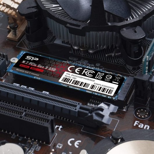 Silicon Power P34A80 SSD 512 Go M.2 NVMe PCIe Gen 3x4 3D NAND
