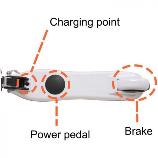 Denver SCK-5300 Patinete Eléctrico Blanco