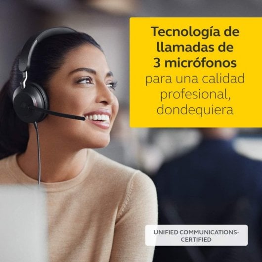 Jabra Evolve2 40 Auriculares USB Negros