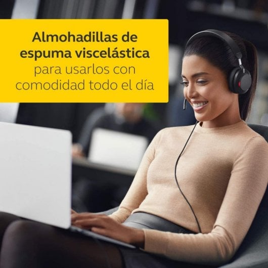 Jabra Evolve2 40 Auriculares USB Negros