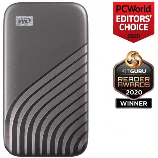 Western Digital My Passport 2 TB USB Typ-C 3.2 Gen 2 (3.1 Gen 2) Grau