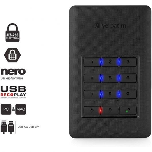 Store n Go USB-C da 2 TB sicuro