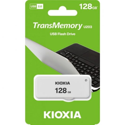 Kioxia TransMemory U203 128GB USB 2.0 Blanco