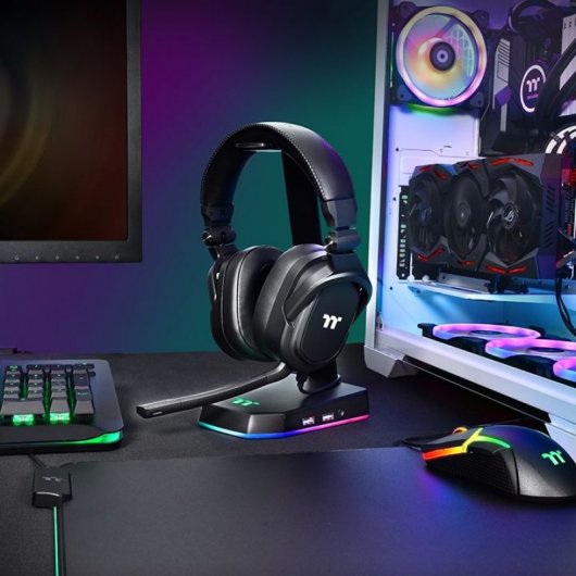 Thermaltake Argent H5 Auriculares Gaming Negros