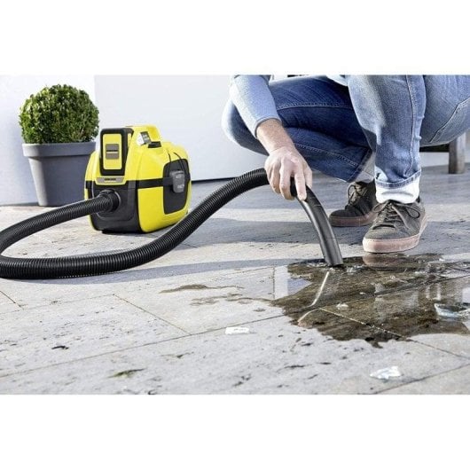 Akku Industriestaubsauger Karcher WD 1 Compact Battery 230W 20min 7L Nass- und Trockensauger