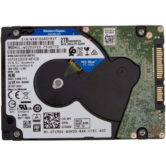 WD Blu 2,5" 2TB SATA3