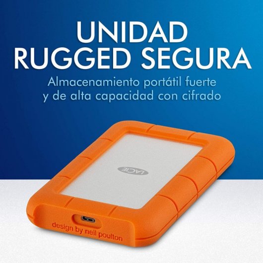 LaCie Rugged USB-C da 2,5" e 2 TB