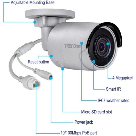 TRENDnet TV-IP1314PI Cámara IP con Visión Nocturna