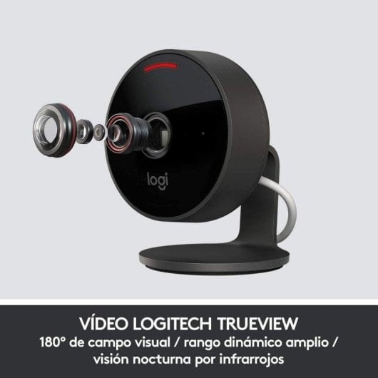 Caméra de surveillance Logitech Circle View FullHD Vision Nocturne Intérieur et Extérieur Audio Bidirectionnel
