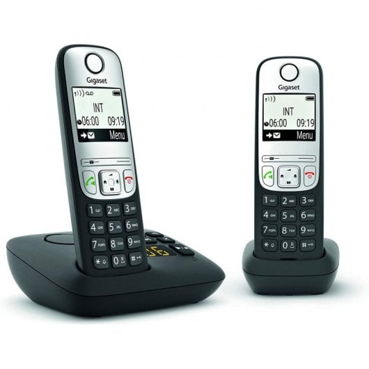 Telefoni cordless Gigaset A690 Duo DECT Nero