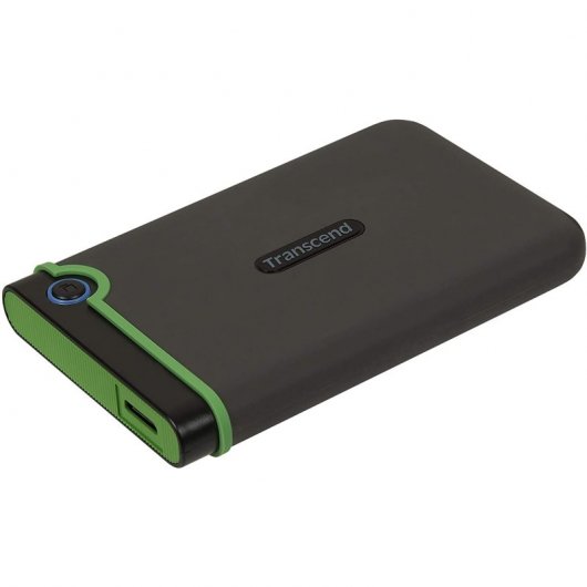 Transcend StoreJet 25M3 Externe Festplatte 2 TB 5400 RPM 2.5" Micro-USB B 3.2 Gen 1 (3.1 Gen 1) Grau