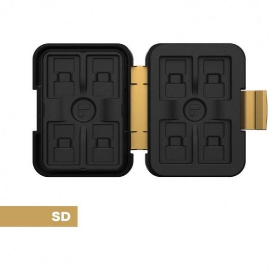 Polar Pro Estuche de Aluminio para 24 Tarjetas SD/MicroSD