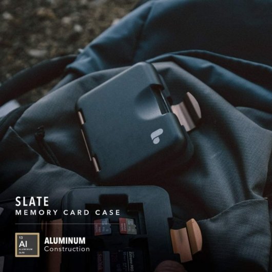 Polar Pro Estuche de Aluminio para 24 Tarjetas SD/MicroSD