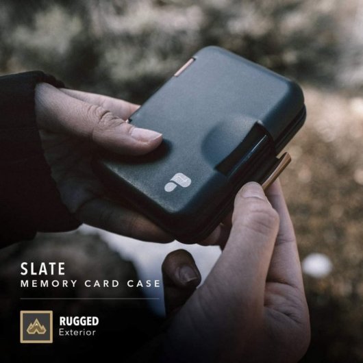 Polar Pro Estuche de Aluminio para 24 Tarjetas SD/MicroSD