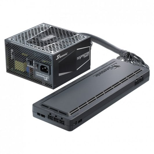 Seasonic Syncro Q704 Vetro Temperato USB 3.0 Nero + Syncro DPC-850 850W 80 Plus Platino Modulare