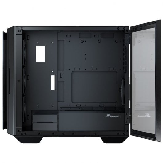Seasonic Syncro Q704 Vetro Temperato USB 3.0 Nero + Syncro DPC-850 850W 80 Plus Platino Modulare