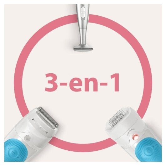 Braun Silk-épil 5-810 Wet & Dry Depiladora Eléctrica + 5 Accesorios