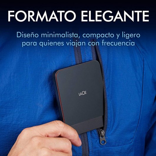 LaCie SSD Externo 500GB USB-C/3.1
