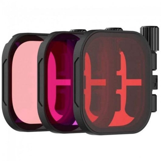 PolarPro DiveMaster Filter Pack 3 Filtros de Buceo para GoPro 8 Black