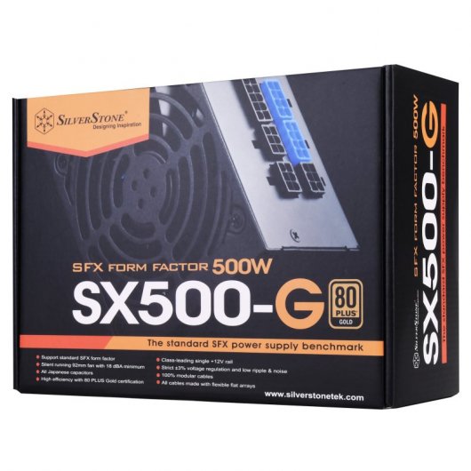 SilverStone SX500-G 500W 80 Plus Oro Modulare