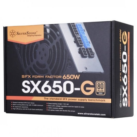 SilverStone SX650-G 650W 80 Plus Oro Modulare