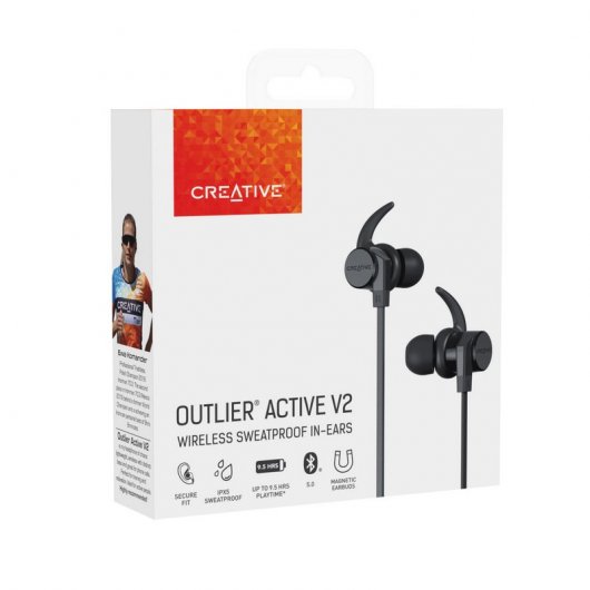 Creative Outlier Active V2 Auriculares Bluetooth Negros