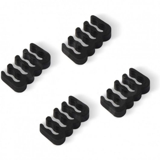 SilverStone PP07E-PCIBW Cable Extensor de Alimentación Flexible 8 Pin a PCI-E 6+2 Pin 30cm Negro/Blanco